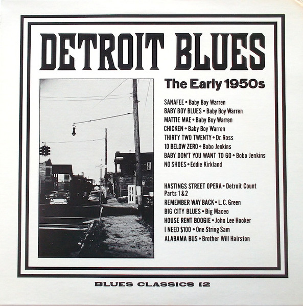 Various – Detroit Blues - The Early 1950s