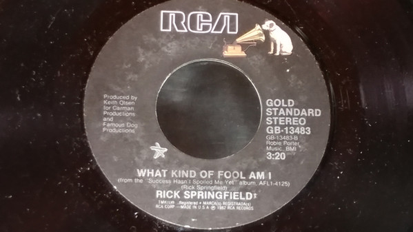 Rick Springfield – What Kind Of Fool Am I
