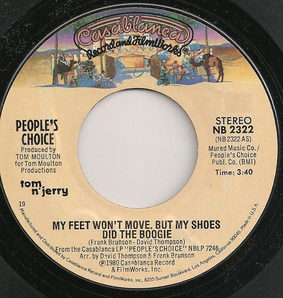 People's Choice – My Feet Won't Move, But My Shoes Did The Boogie