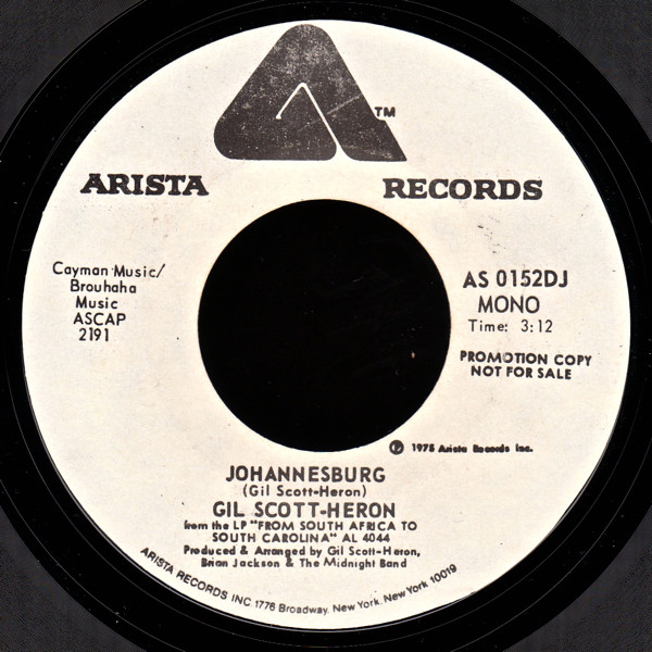 Gil Scott-Heron – Johannesburg