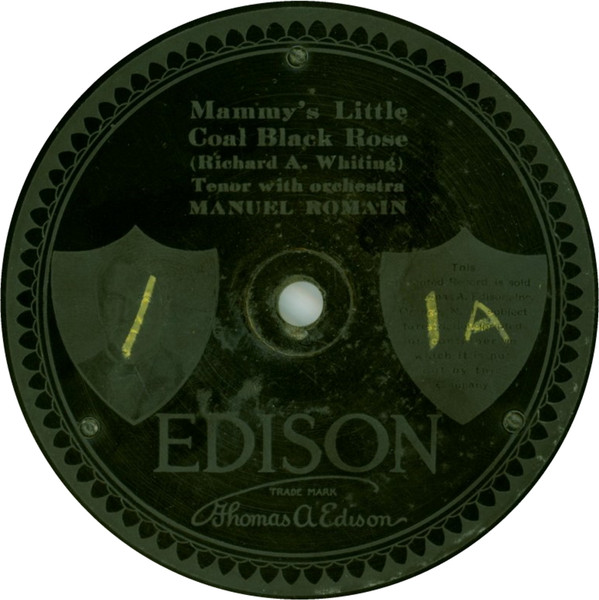Manuel Romain – Mammy's Little Coal Black Rose / If You Had All The World And Its Gold