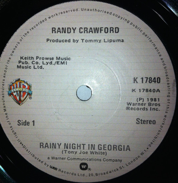 Randy Crawford – Rainy Night In Georgia