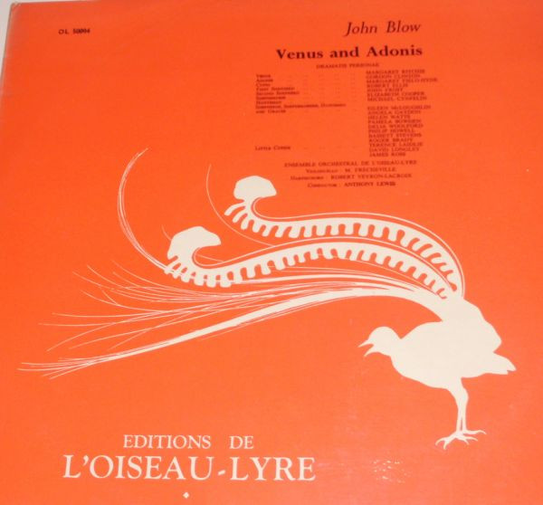 John Blow – Venus And Adonis