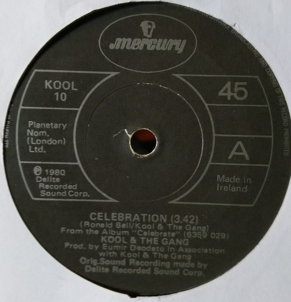 Kool & The Gang – Celebration / Morning Star