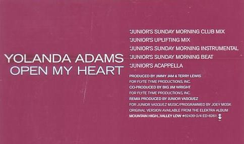 Yolanda Adams – Open My Heart