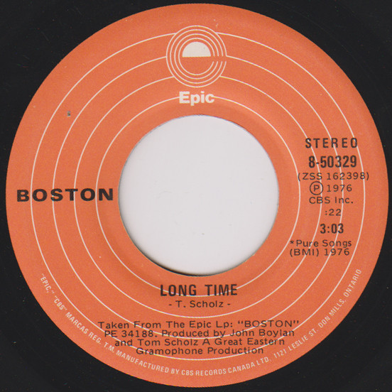 Boston – Long Time