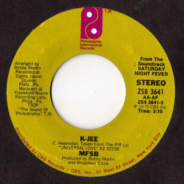 MFSB – K-Jee