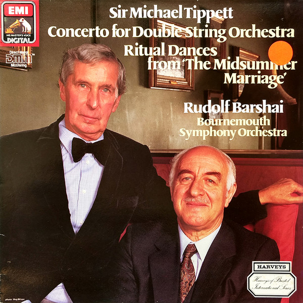 Sir Michael Tippett,  Bournemouth Symphony Orchestra,  Rudolf Barshai – Concerto For Double String Orchestra /Ritual Dances From "The Midsummer Marriage"